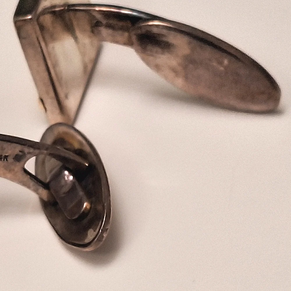 PETER BRAMS DESIGN | Sterling Silver & Gold Cuff Links